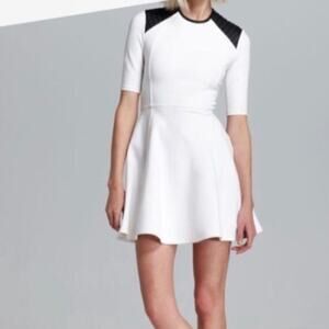 Cut25 by Yigal Azrouel Dress Size 2 White & Black